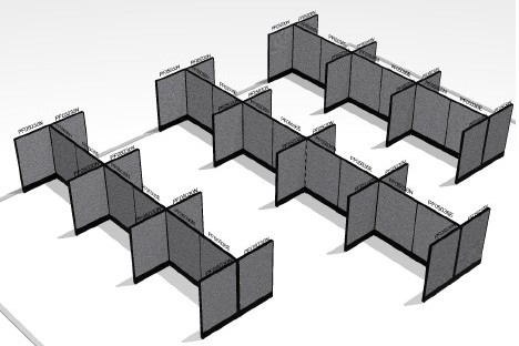 cubicle workstation configurations